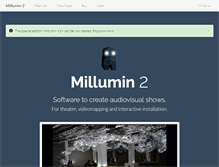 Tablet Screenshot of millumin.com